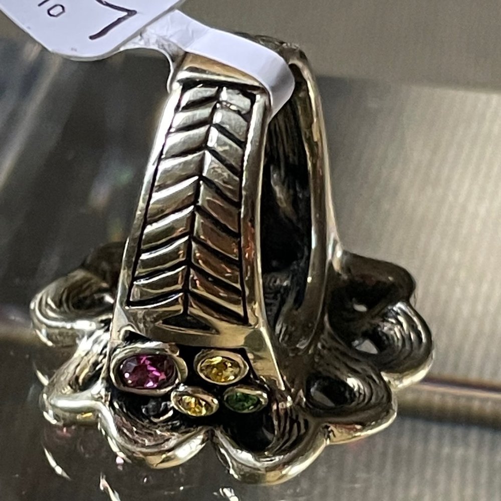 Heidi Daus "GARDEN GLAMOUR" Ring 7 ROSE - Picture 5 of 8